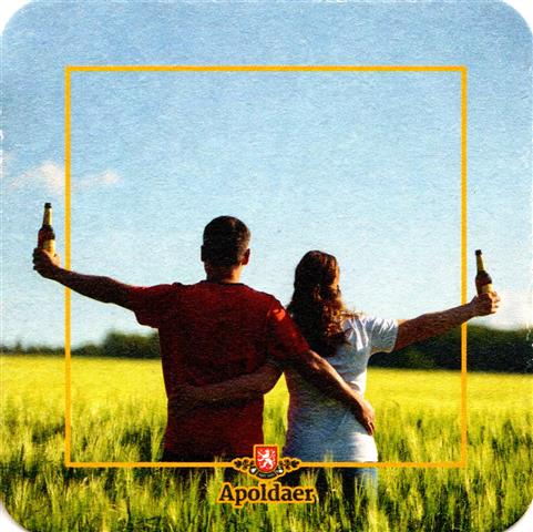 apolda ap-th apoldaer deine zeche 1b (quad185-paar mit bierflasche)